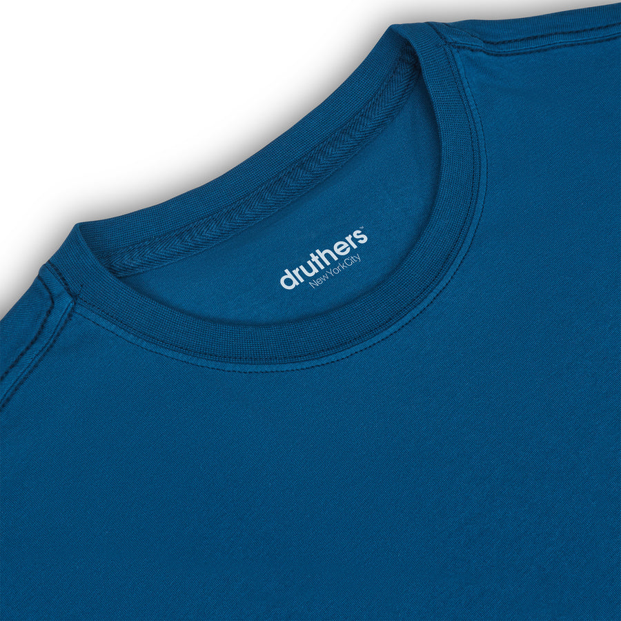Certified Organic Cotton T-Shirt - Dusty Indigo