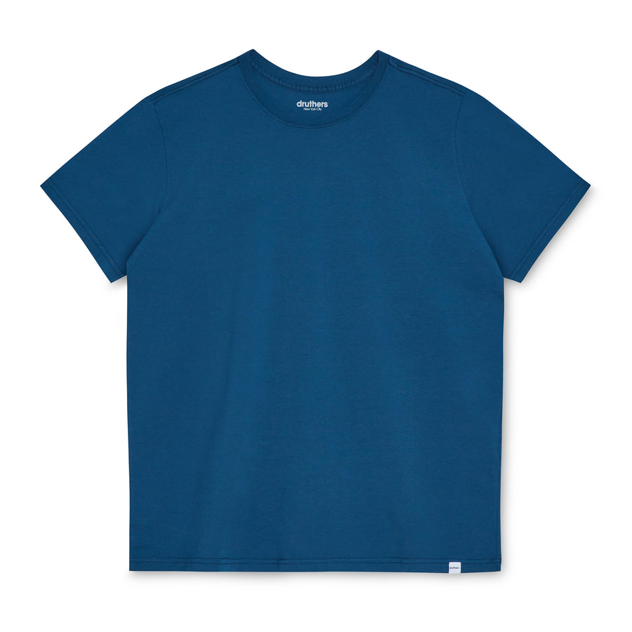 Classic Organic Cotton T-Shirt - Dusty Indigo