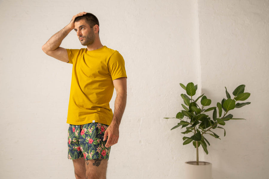Classic Organic Cotton T-Shirt - Mustard