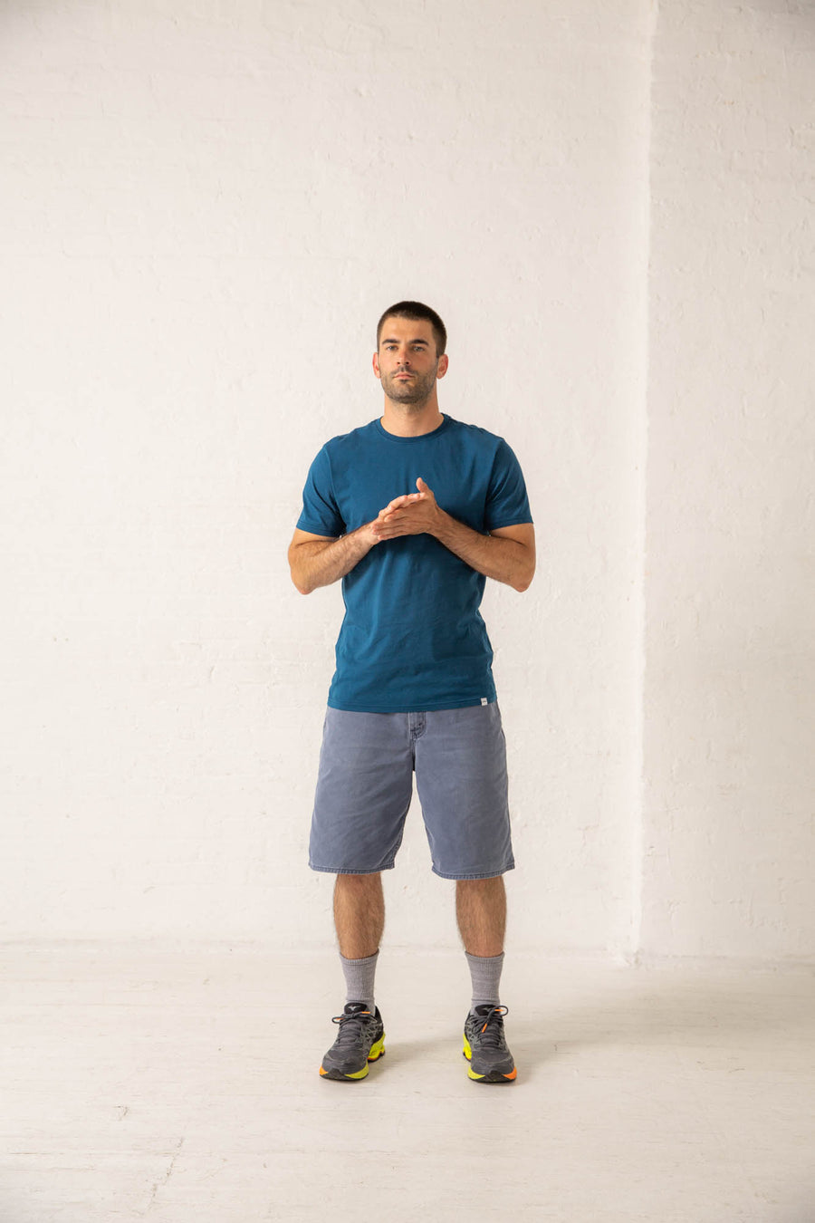 Classic Organic Cotton T-Shirt - Dusty Indigo