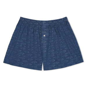 Organic Cotton School of Fish Boxer Short