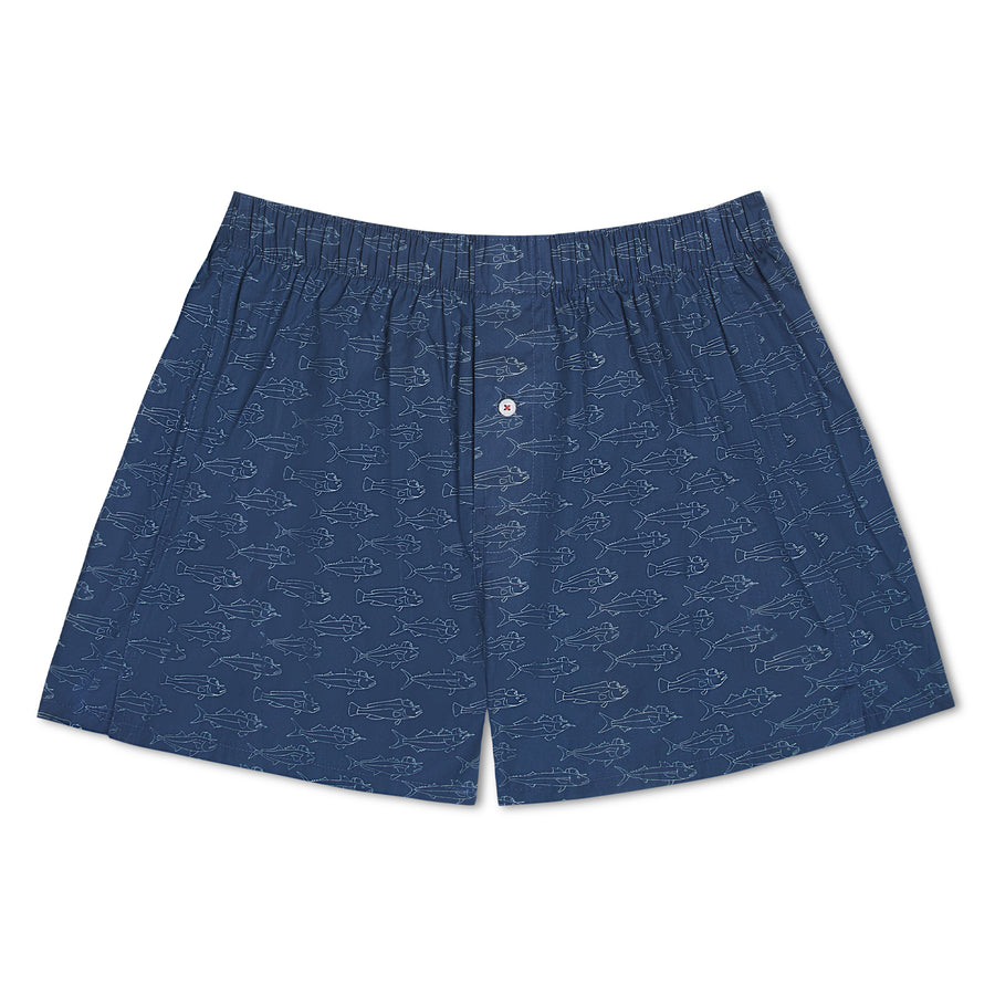 Organic Cotton School of Fish Boxer Short