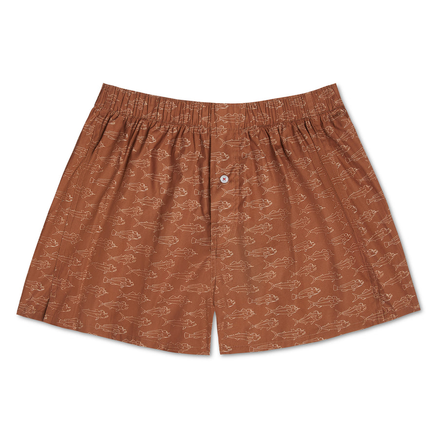 Organic Cotton School of Fish Boxer Short