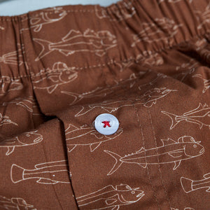 Organic Cotton School of Fish Boxer Short