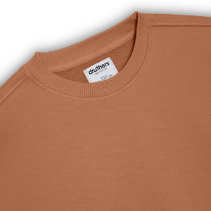 Organic Cotton 685 GSM French Terry Crewneck Sweatshirt - Hazel