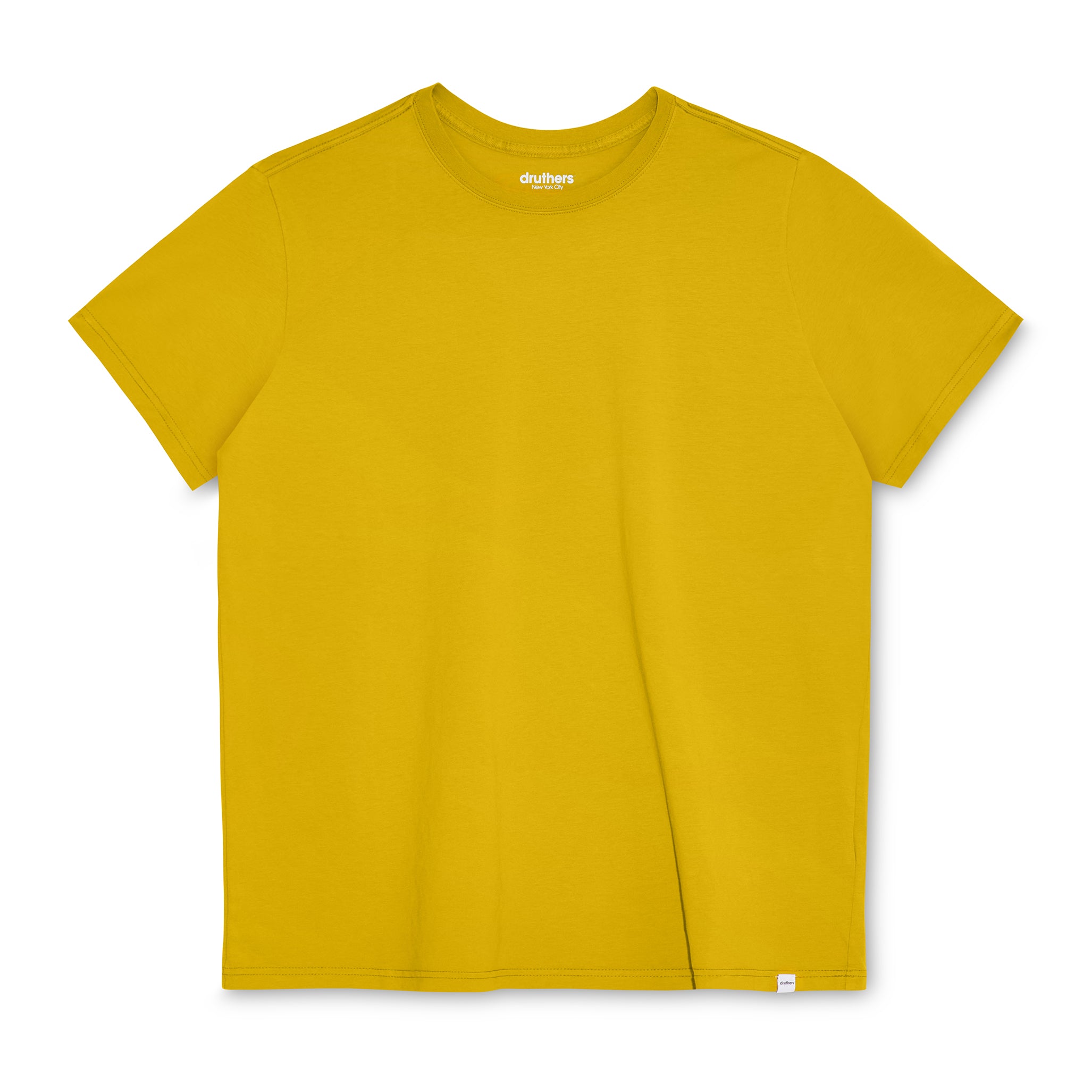 Classic Organic Cotton T-Shirt - Mustard – Druthers NYC
