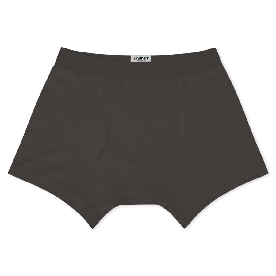 Organic Cotton Boxer Briefs - STORM GREY