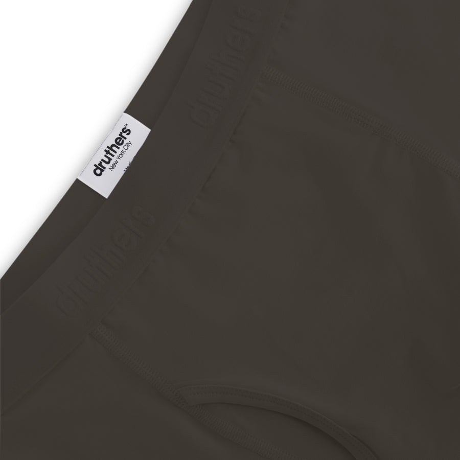 Organic Cotton Boxer Briefs - STORM GREY