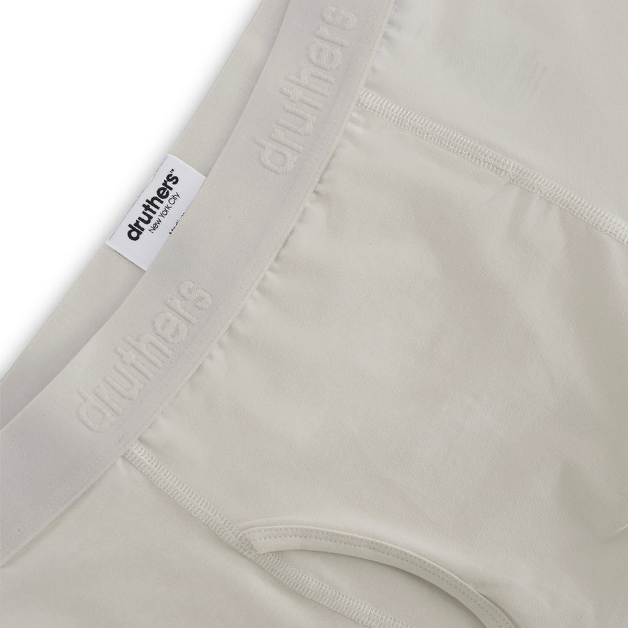Organic Cotton Boxer Briefs - CHATEAU GREY