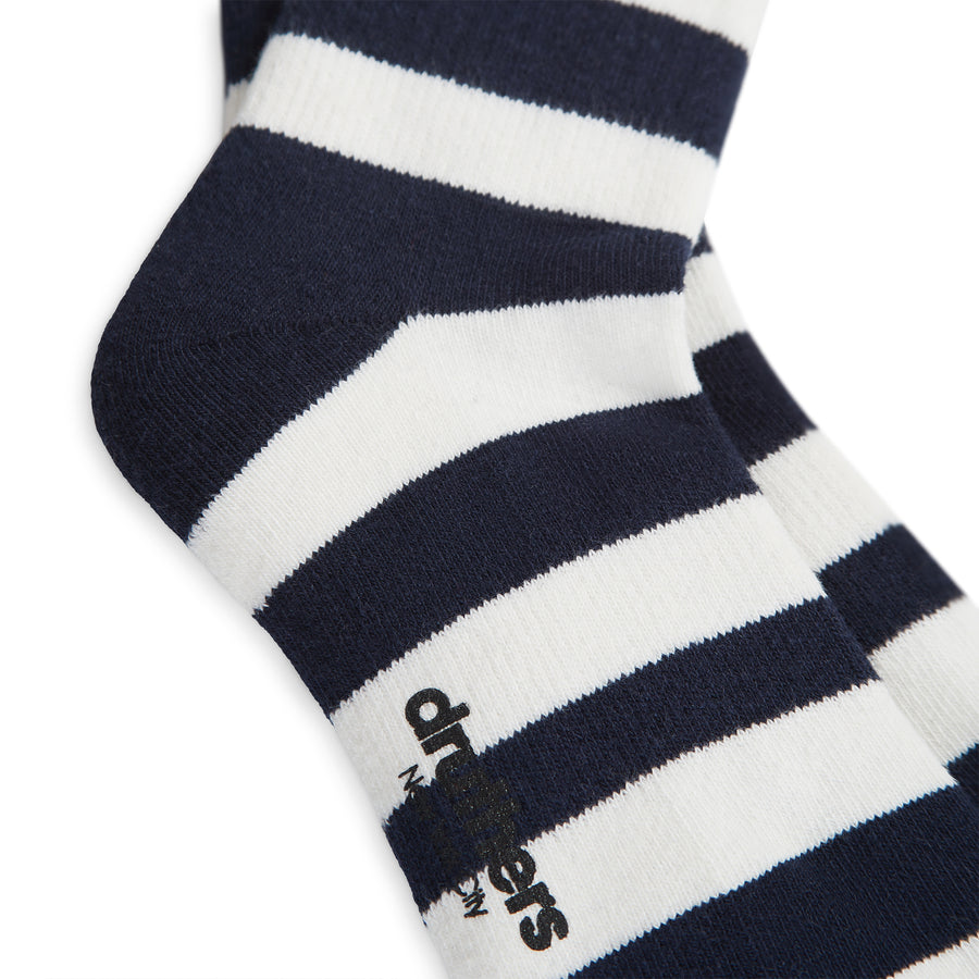 Luxury Yarn Stripe Crew Sock