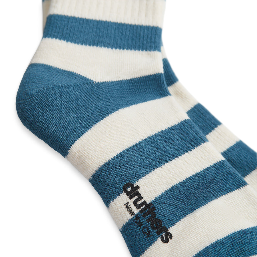 Luxury Yarn Stripe Crew Sock