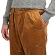 Load image into Gallery viewer, RALPH LAUREN Whitman Relaxed Fit Embroidered Pant - BROWN W/ DUCK EMBROIDERY - 32" X 30"
