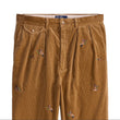 Load image into Gallery viewer, RALPH LAUREN Whitman Relaxed Fit Embroidered Pant - BROWN W/ DUCK EMBROIDERY - 32" X 30"

