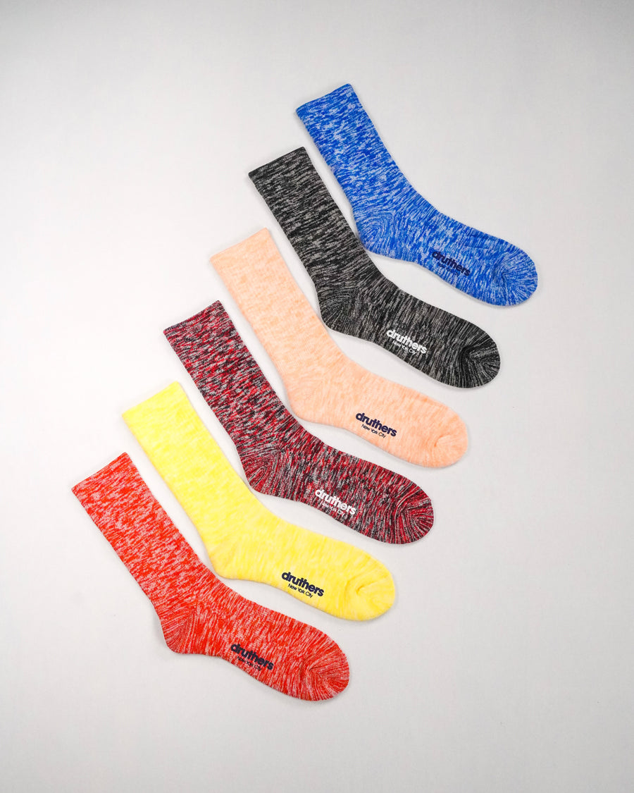 Organic Cotton Everyday Melange Crew Sock