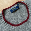 Load image into Gallery viewer, RALPH LAUREN WOOL FLAG SWEATER 2021 - HEATHER GREY - MEDIUM
