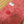 Load image into Gallery viewer, Organic Cotton Big Knit Balaclava - RED Melange SAMPLE SALE
