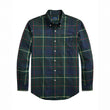Load image into Gallery viewer, POLO RALPH LAUREN - Classic Fit Plaid Oxford Shirt - MEDIUM - Green Navy Multi
