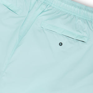 Italian Recycled Nylon Swim Trunk - Aqua