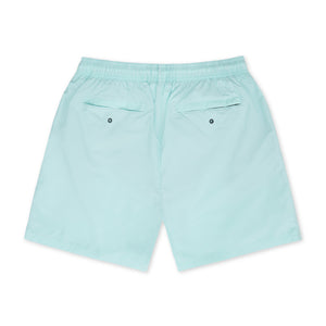 Italian Recycled Nylon Swim Trunk - Aqua