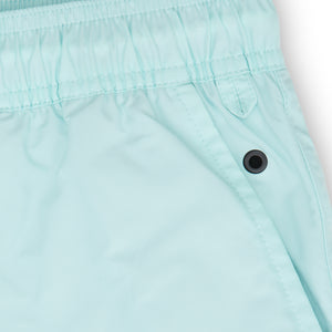 Italian Recycled Nylon Swim Trunk - Aqua