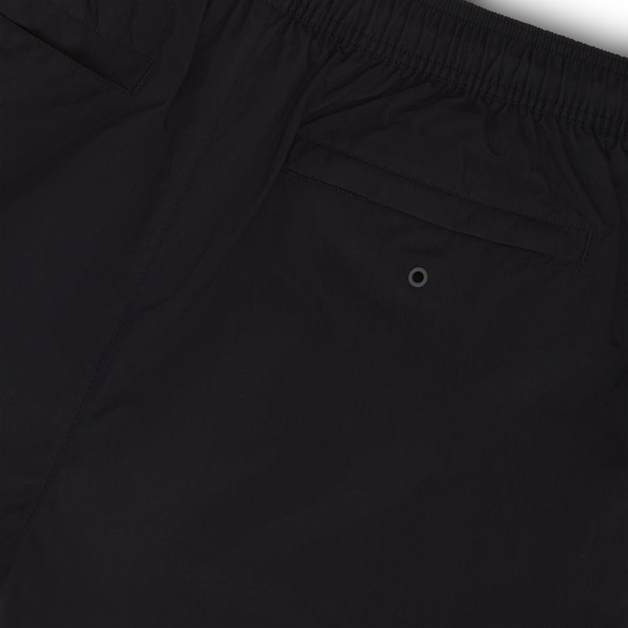 Italian Recycled Nylon Swim Trunk - Black