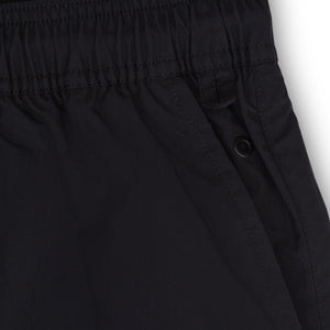 Italian Recycled Nylon Swim Trunk - Black