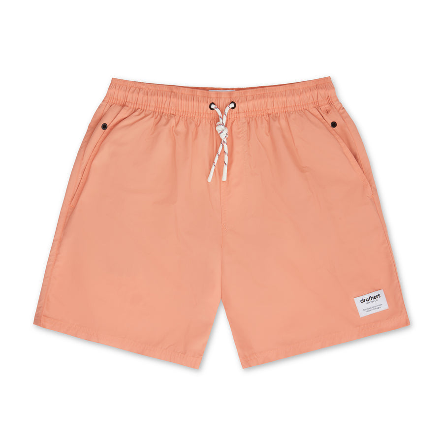 Italian Recycled Nylon Swim Trunk - Sherbert