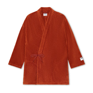 GOTS® Organic Cotton Extra Heavyweight Kimono Robe Set - Terra Cotta