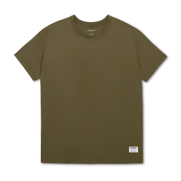 Heavyweight Organic Cotton T-Shirt - Olive – Druthers NYC
