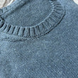 Load image into Gallery viewer, DRUTHERS RECYCLED DENIM SWEATER SAMPLE 1 OF 1 - DENIM - MEDIUM
