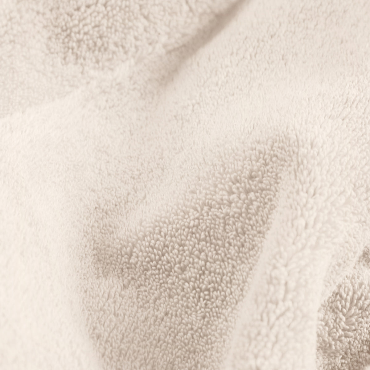 Organic Cotton Extra Heavyweight Terry Long Robe  - Dark White