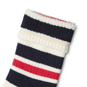 Luxury Yarn Stripe Crew Sock