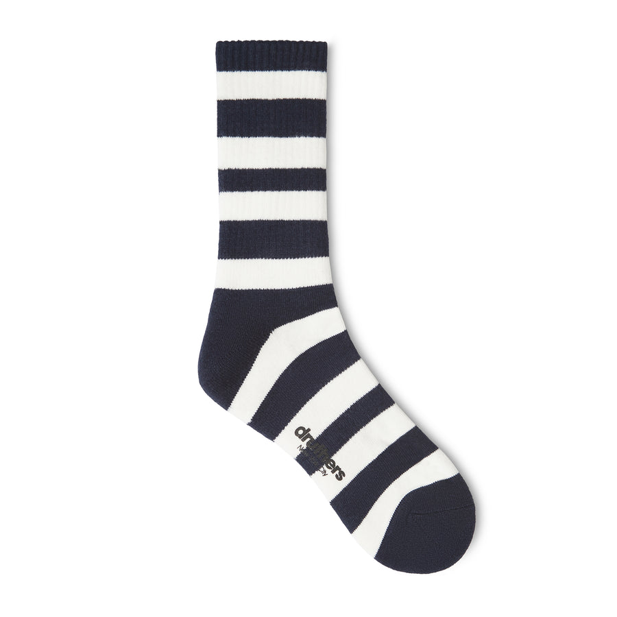 Luxury Yarn Stripe Crew Sock