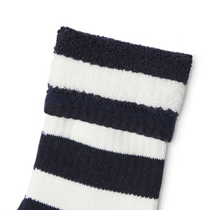 Luxury Yarn Stripe Crew Sock