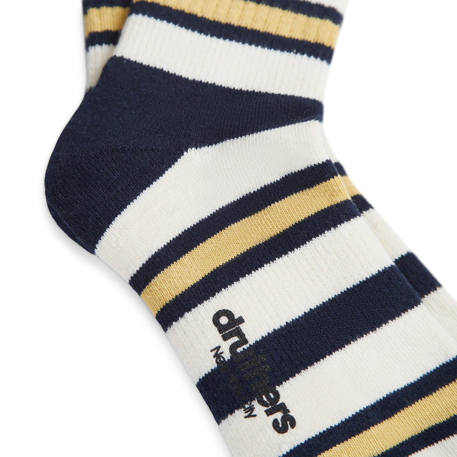 Luxury Yarn Stripe Crew Sock