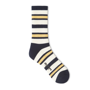 Luxury Yarn Stripe Crew Sock