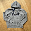 Load image into Gallery viewer, POLO RALPH LAUREN HOODED SWEATSHIRT 2025 - HEATHER GREY - LARGE
