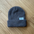 Load image into Gallery viewer, ECO:MIX® Organic Wool Waffle Beanie- HEATHER GREY
