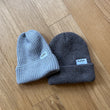 Load image into Gallery viewer, MERINO WOOL + REMIX WAFFLE BEANIES - HEATHER GREY MIXED
