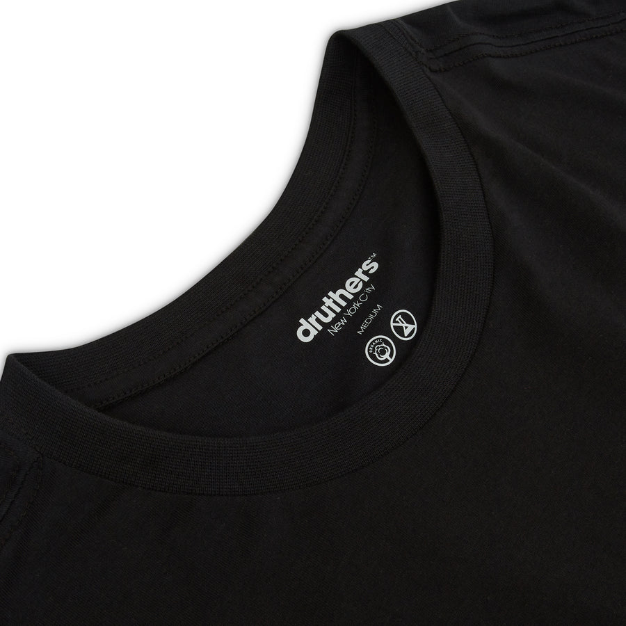 Certified Organic Cotton T-Shirt - Black