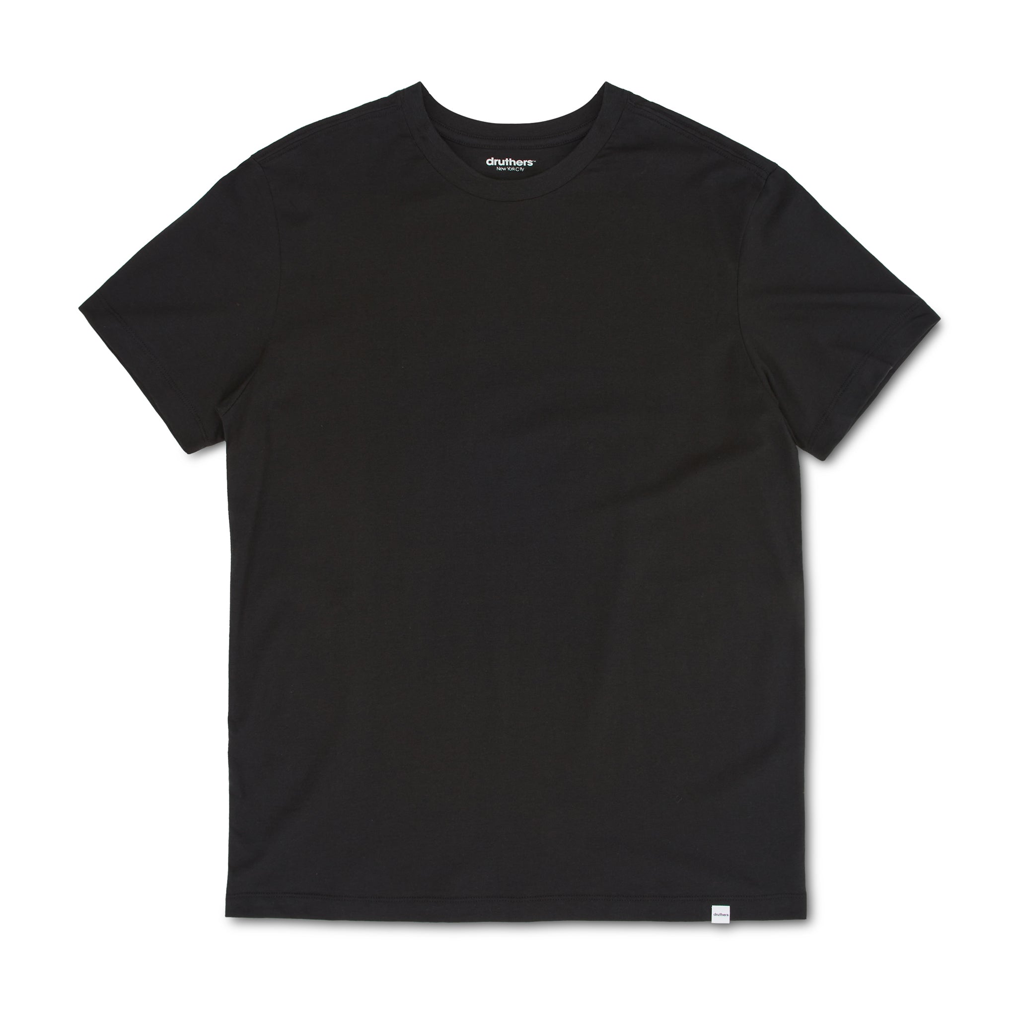 Classic Organic Cotton T-Shirt - Black – Druthers NYC