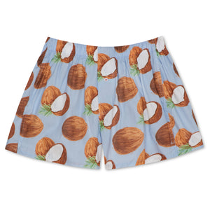 Organic Cotton Watercolor Coconuts Boxer Short
