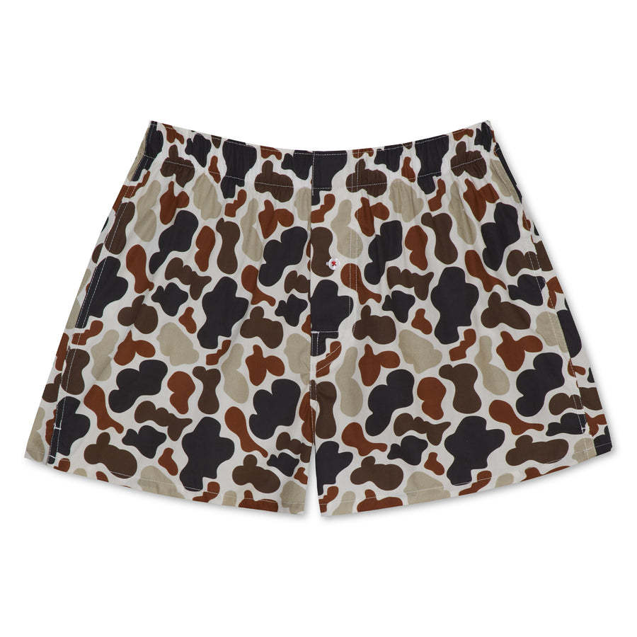 Organic Cotton Duck Camo Boxer