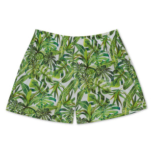 Organic Cotton House Plants Boxer Shorts - White