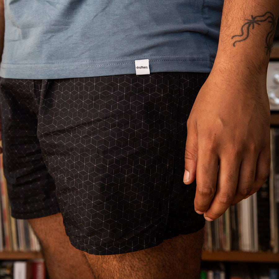Organic Cotton Cubes Boxer Shorts