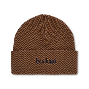 Bodega Organic Cotton Herringbone Beanie