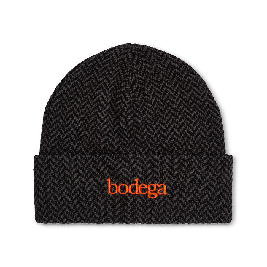 Bodega Organic Cotton Herringbone Beanie