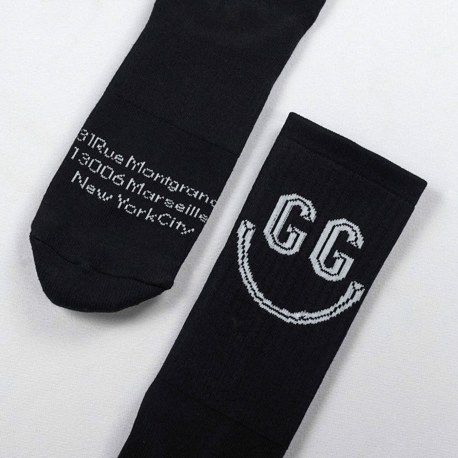 Goudron Marseille Organic Smile Sock - Black