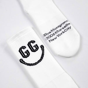 Goudron Marseille Organic Smile Sock - White