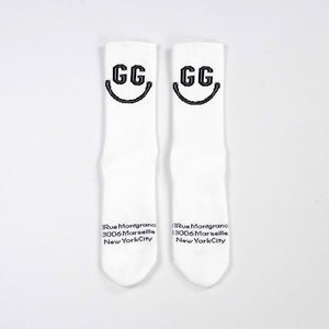 Goudron Marseille Organic Smile Sock - White